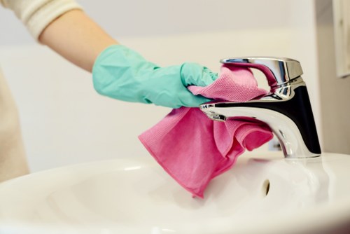 Different types of stains on fabric and surfaces