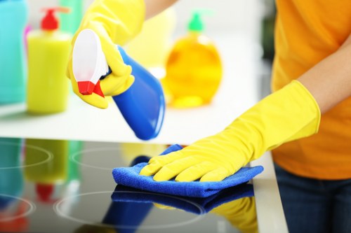 Employee receiving health and safety training